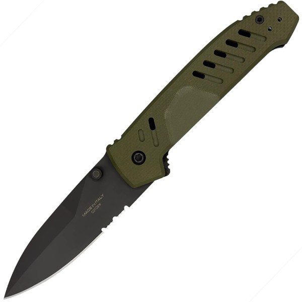 Ніж Extrema Ratio MF1 EVO SP Black Blade G10 N690 напівсерейтор green