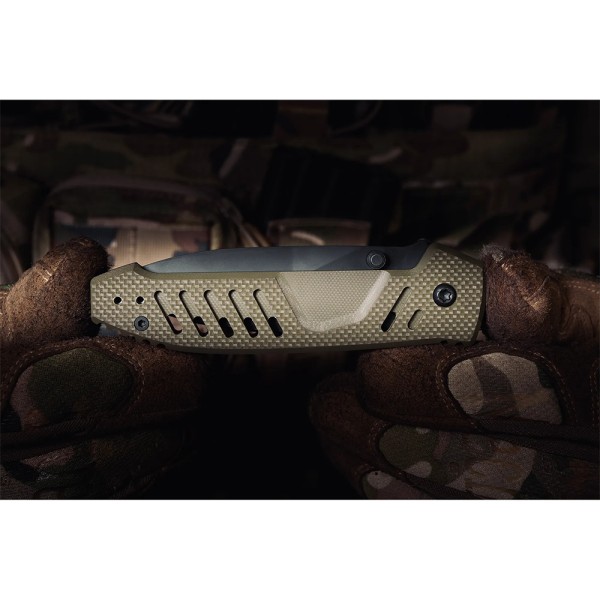 Ніж Extrema Ratio MF1 EVO SP Black Blade G10 N690 напівсерейтор green