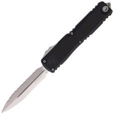 Нож Microtech Ultratech GEN IV D/E Stonewash серейтор, Black