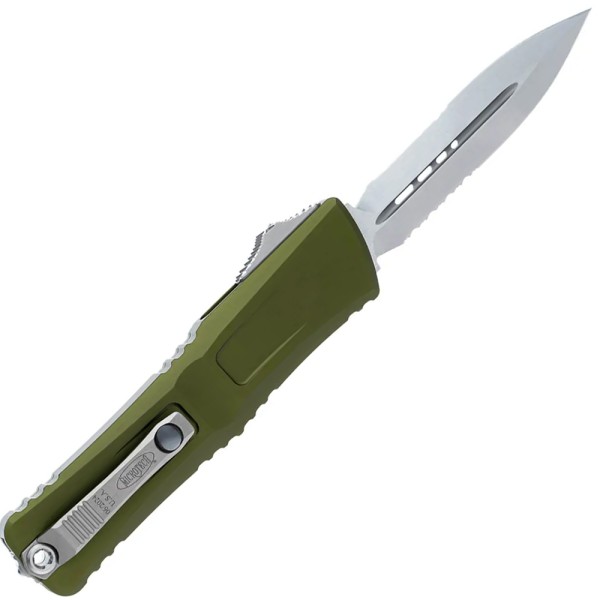 Нож Microtech Combat Troodon D/E Gen III Stonewash Od Green Полусерейтор