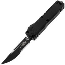 Нож Microtech UTX-85 GEN IV S/E Black Tactical полусеррейтор black