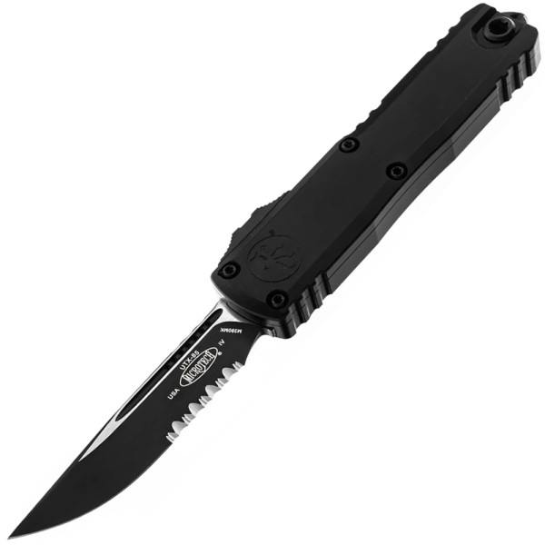 Нож Microtech UTX-85 GEN IV S/E Black Tactical полусеррейтор black