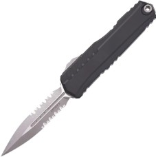 Нож Microtech Cypher II D/E Apocalyptic, Partial Serrated