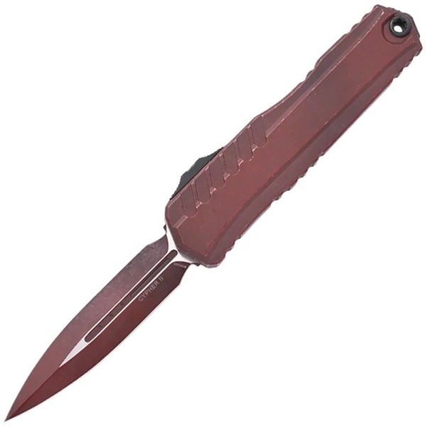 Нож Microtech Cypher II D/E Standard Weathered Crimson