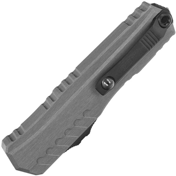 Нож Microtech Cypher II D/E Black Natural Clear, полусеррейтор