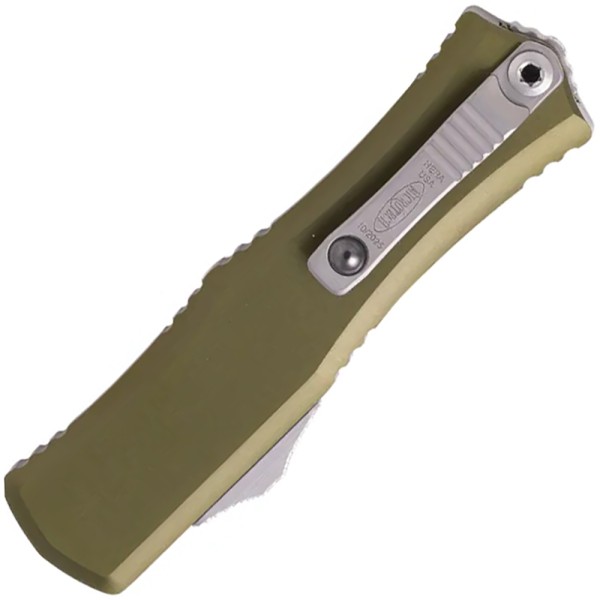 Нож Microtech Hera II Mini D/E Stonewash полусеррейтор od green
