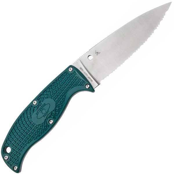Ніж Spyderco Enuff 2, serrated blue