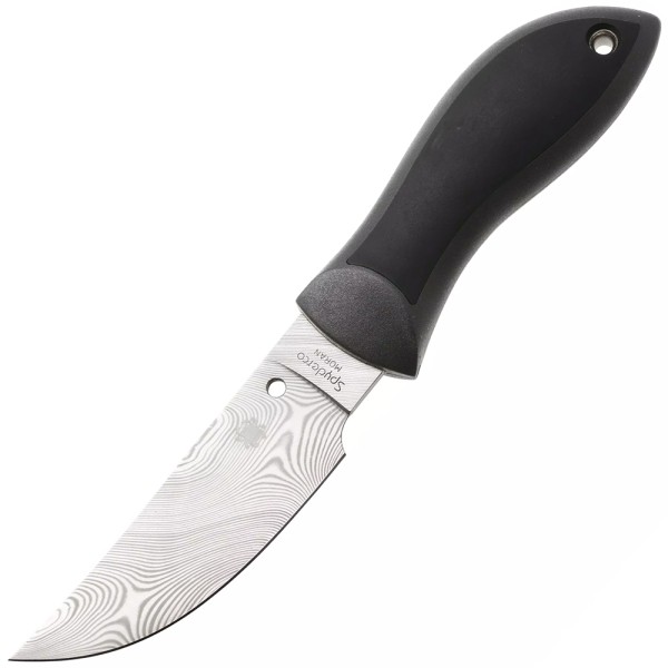Ніж Spyderco Moran Upswept Sprint Run, Damasteel DS93X, FRN/Kraton gray