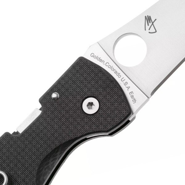Ніж Spyderco Microjimbo Sprint Run, S90V, Carbon Fiber black