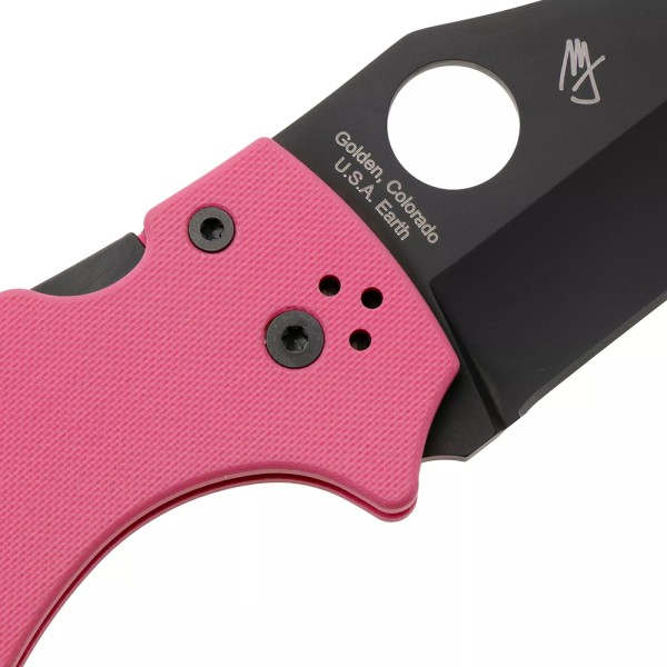 Ніж Spyderco YoJumbo Sprint Run, S30V, G-10 pink