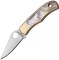 Ніж Spyderco Bug, 12c27, Nickel Silver/Abalone