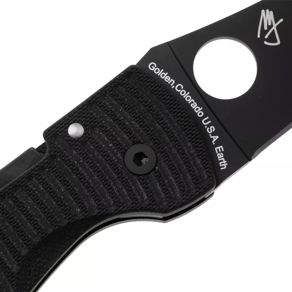 Ніж Spyderco Microjimbo Black Blade, MagnaCut, G-10 black