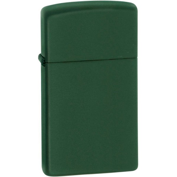 Запальничка Zippo 1627 Slim Green Matte