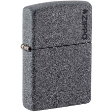 Запальничка Zippo 211 ZL Iron Stone Zippo Logo