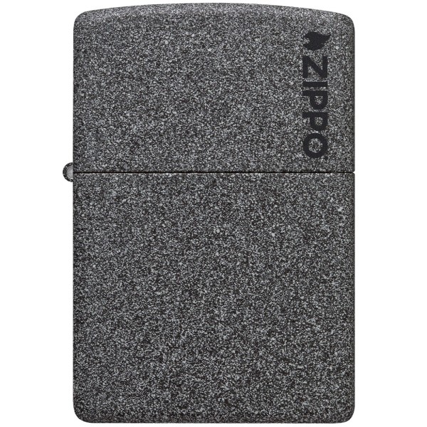 Запальничка Zippo 211 ZL Iron Stone Zippo Logo