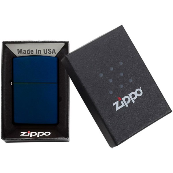 Запальничка Zippo 239 REG Navy Blue Matte