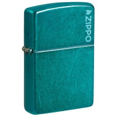 Запальничка Zippo 24004 ZL Classic Candy Teal Zippo Logo