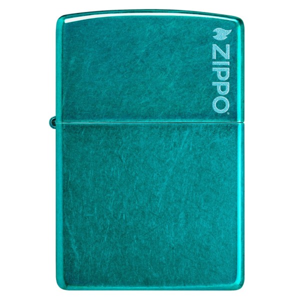 Запальничка Zippo 24004 ZL Classic Candy Teal Zippo Logo