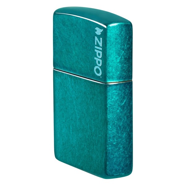 Запальничка Zippo 24004 ZL Classic Candy Teal Zippo Logo