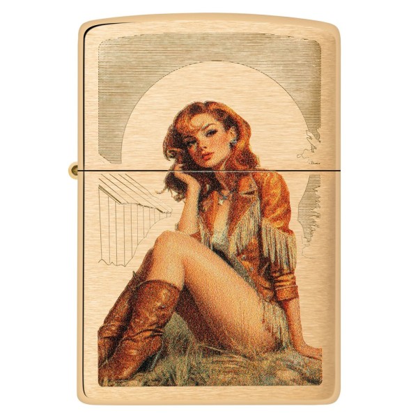 Запальничка Zippo 204B Cowgirl Design 46962