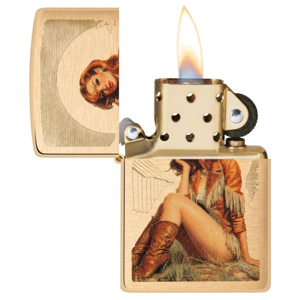 Запальничка Zippo 204B Cowgirl Design 46962