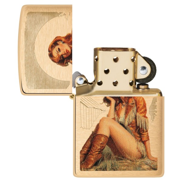 Запальничка Zippo 204B Cowgirl Design 46962