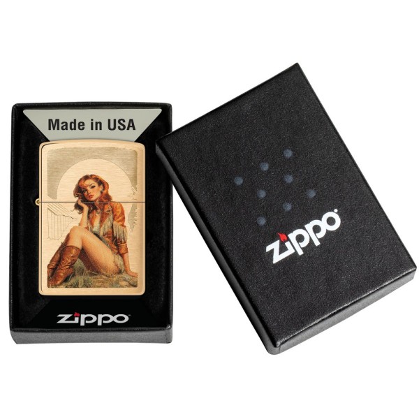Запальничка Zippo 204B Cowgirl Design 46962