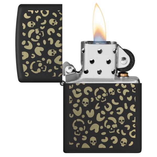 Запальничка Zippo 218 Skull Leopard Design 47001