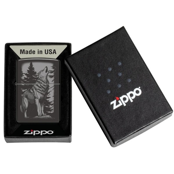 Запальничка Zippo 24756 Howling Wolf Design 47117