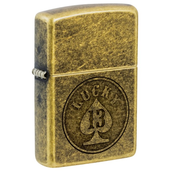 Зажигалка Zippo 201FB Lucky 13 Design 47148