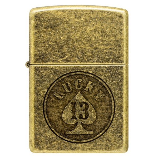 Зажигалка Zippo 201FB Lucky 13 Design 47148