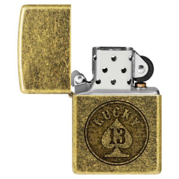 Зажигалка Zippo 201FB Lucky 13 Design 47148