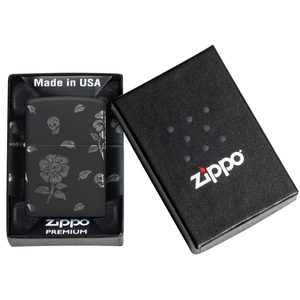 Зажигалка Zippo 218C Flower Skulls Design 48931
