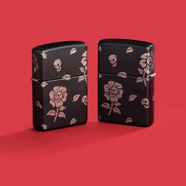 Зажигалка Zippo 218C Flower Skulls Design 48931