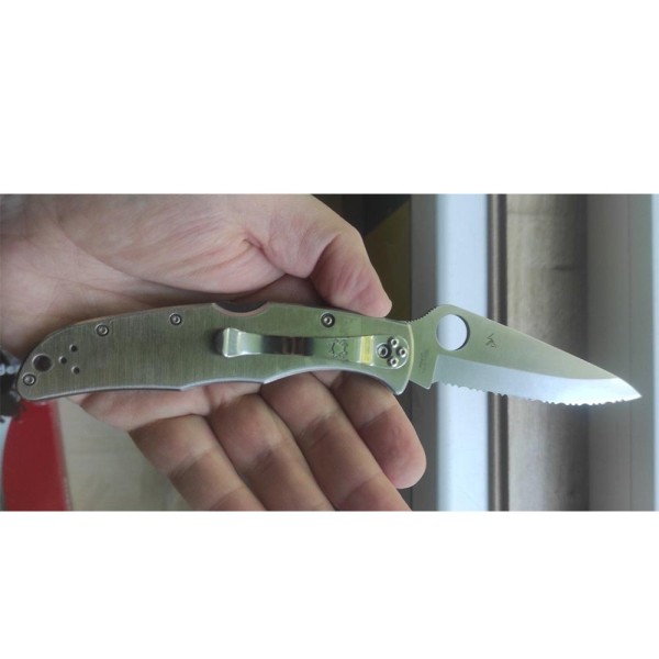 Ніж Spyderco Endura 4 Stainless Serrated C10S