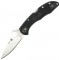 Нож Spyderco Delica 4 Flat Ground Black, Blue Lined CPM S90V, Collectors 015V