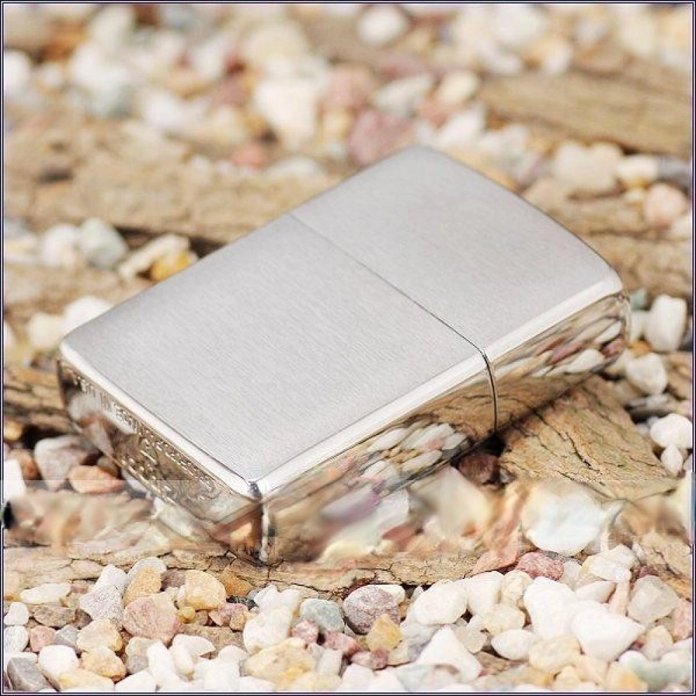 Зажигалка ZIPPO 162 BRUSHED CHROME ARMOR