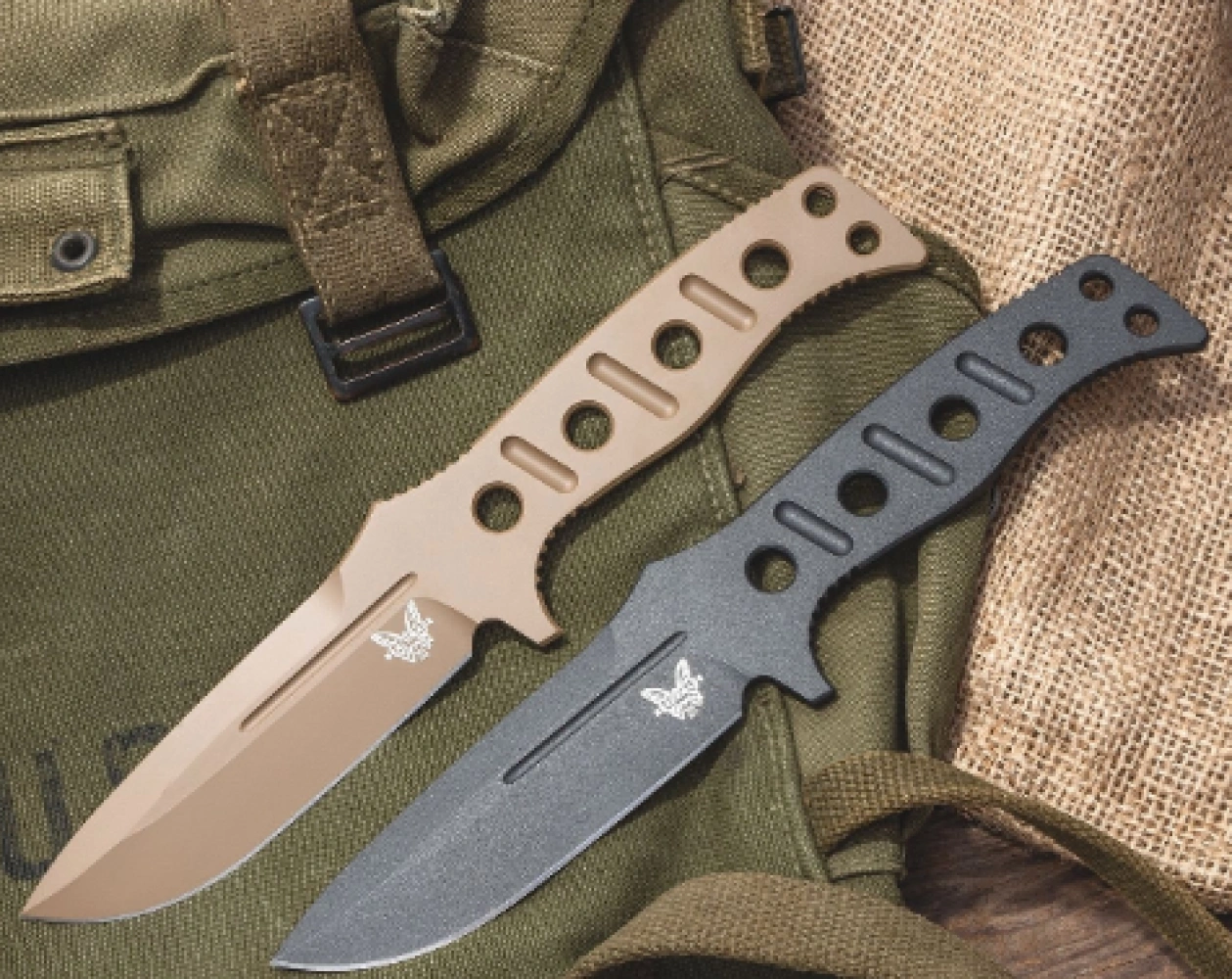 Нож Benchmade 375BK-1 Sibert Adamas Fixed, Cru-Wear Black