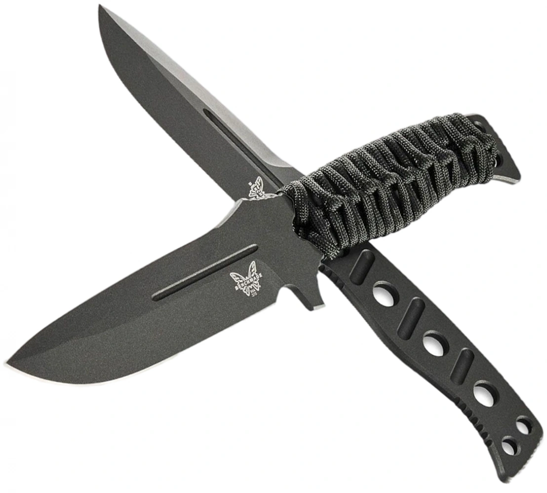 Нож Benchmade 375BK-1 Sibert Adamas Fixed, Cru-Wear Black