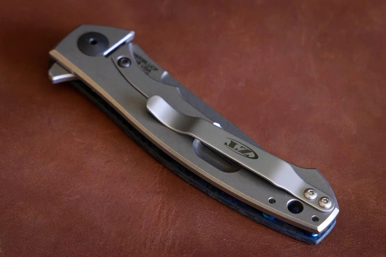 Нож Zero Tolerance 0450BLUCF Sinkevich Small, MagnaCut, Blue