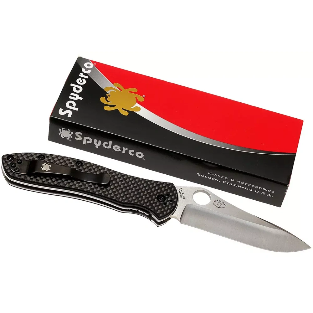 Ніж Spyderco Bradley Folder 2, CPM M4, Carbon Fiber - купити в