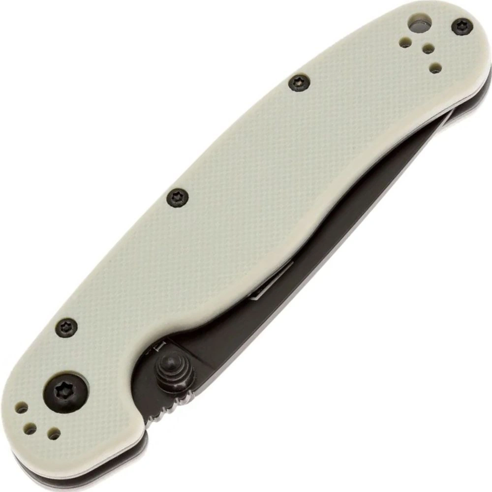 Ніж Ontario Knife RAT II Linerlock AUS-8 bone