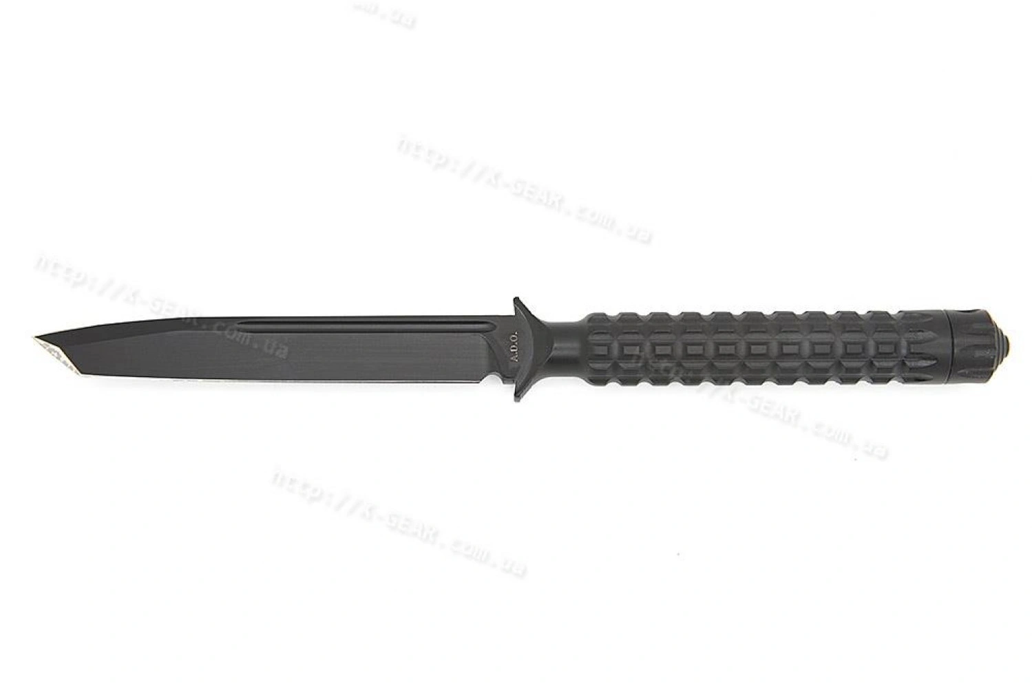 Нож с фиксированным лезвием Microtech A.D.O. Tanto Black