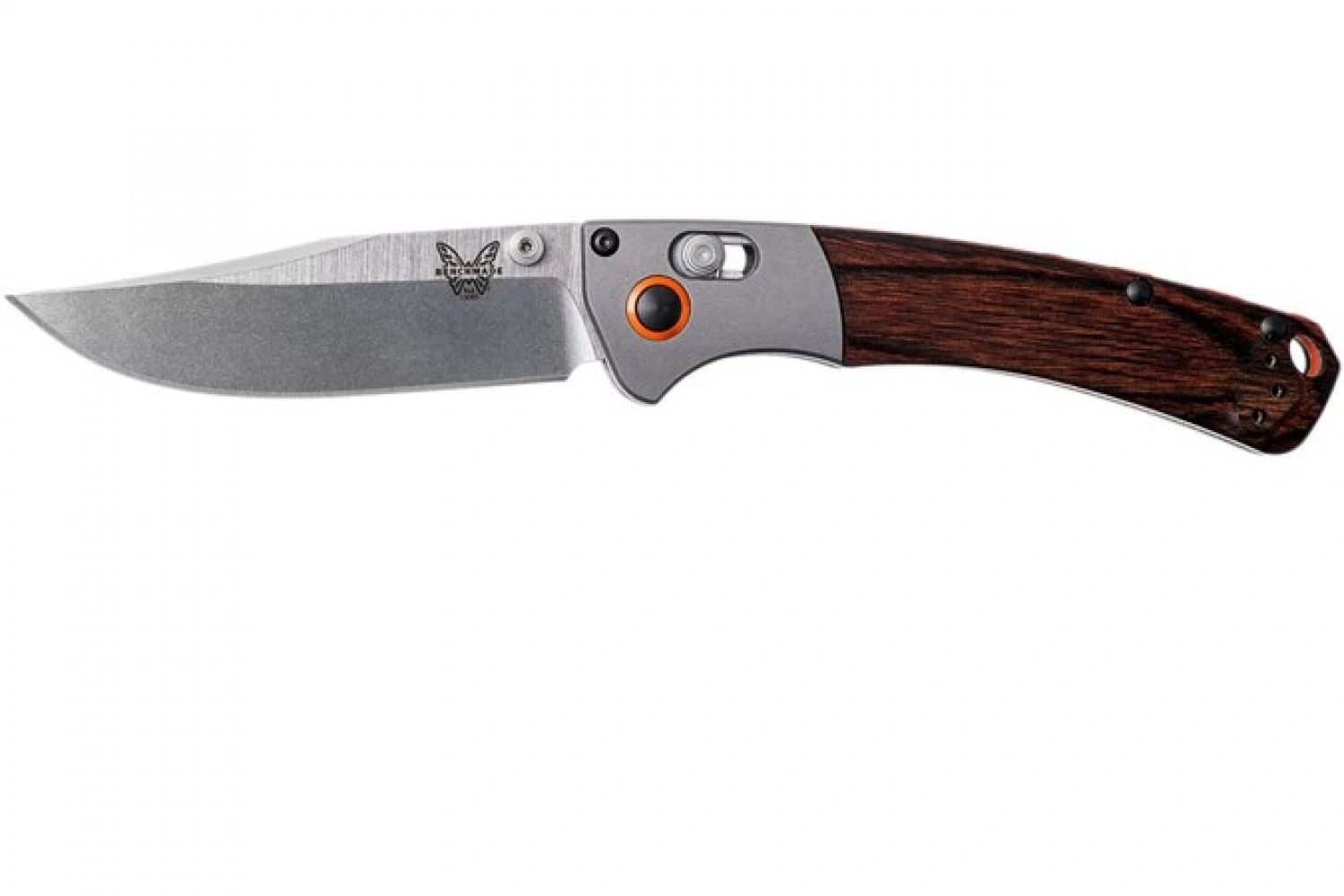 Benchmade 15085-2 Mini Crooked River, Wooden handle, S30V - купить