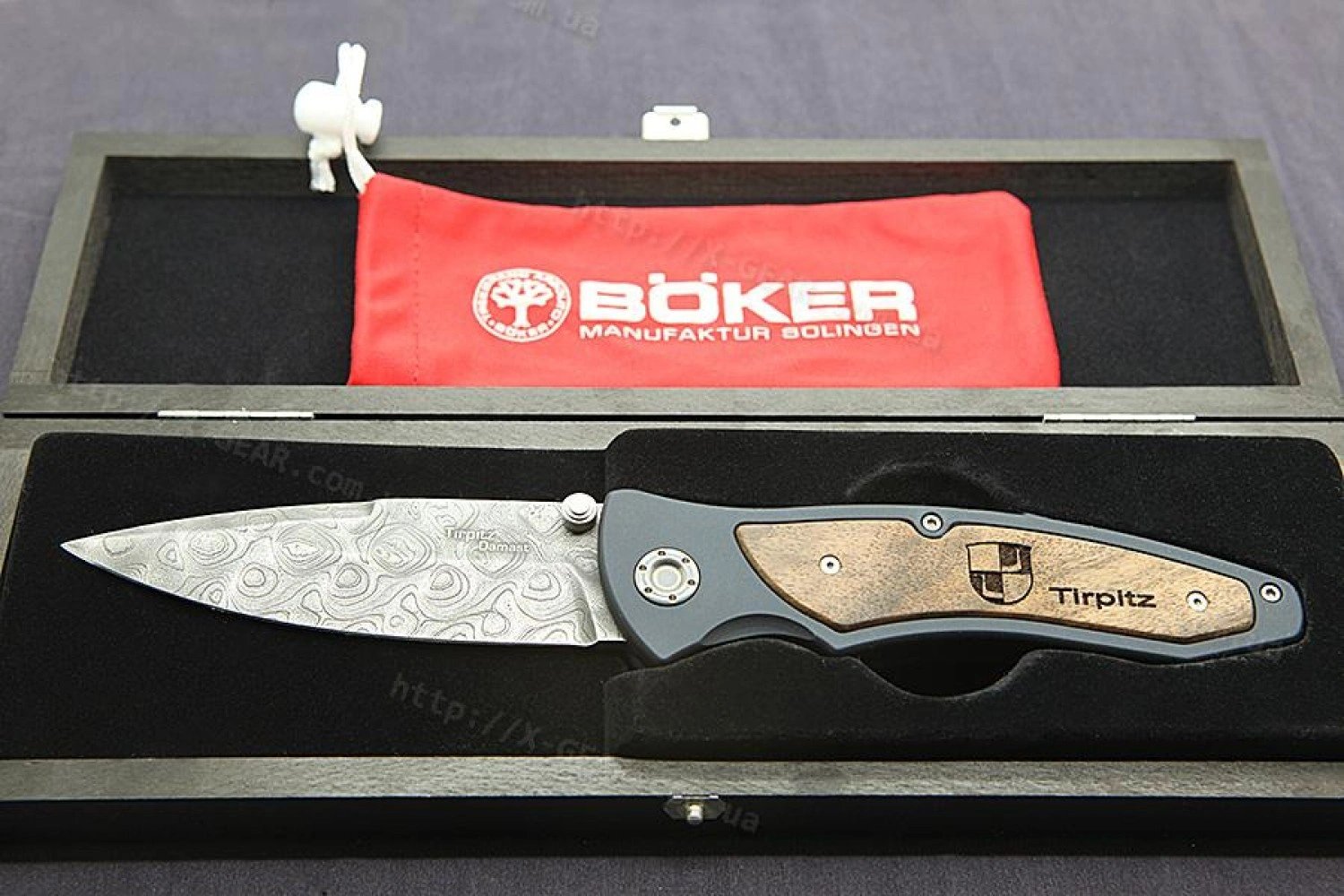 Складной нож Boker Tirpitz Damascus