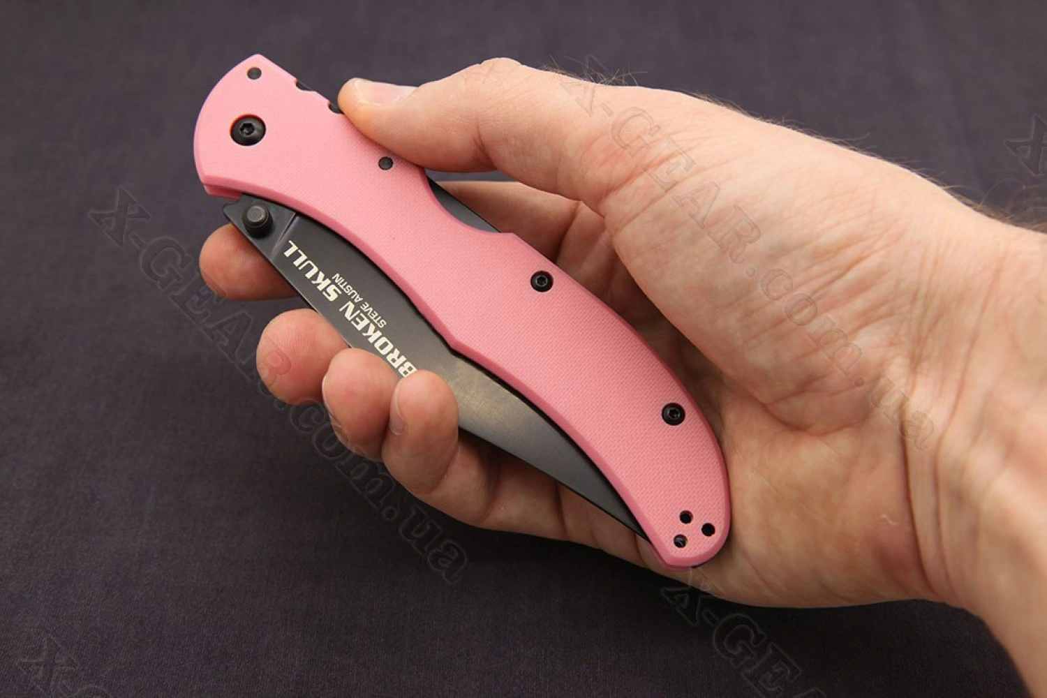 Складной нож Cold Steel Broken Skull VI, 54SBPK, CTS-XHP, Pink