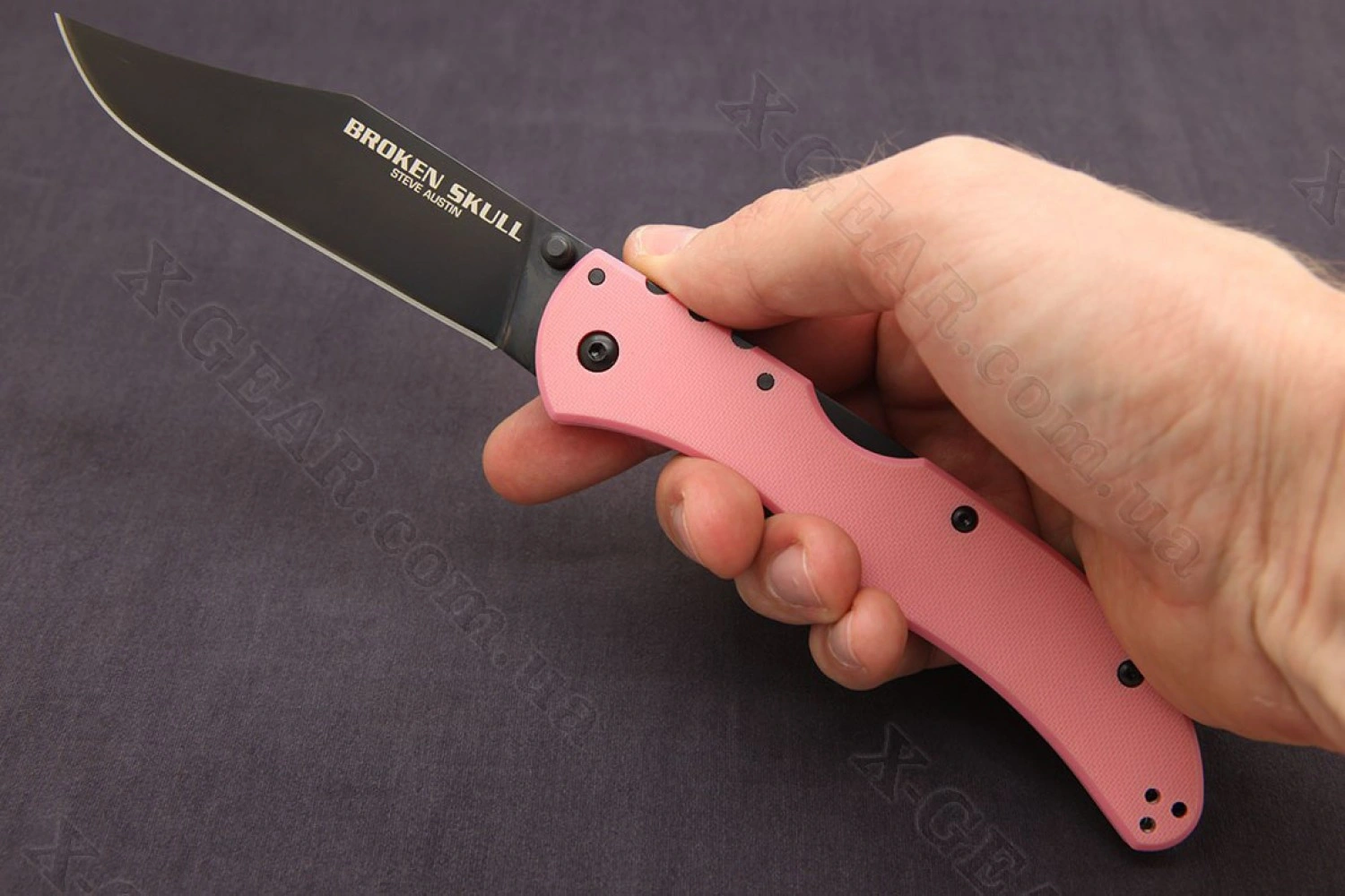 Складной нож Cold Steel Broken Skull VI, 54SBPK, CTS-XHP, Pink