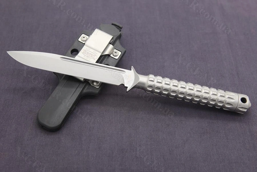 Нож с фиксированным лезвием Microtech A.D.O. Drop Point Bead Blast