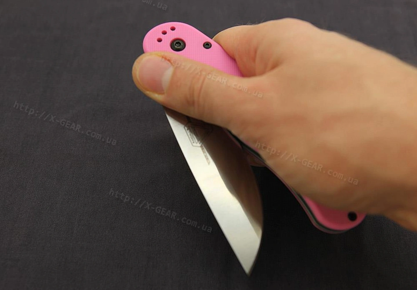 Складной нож Ontario Rat Folder 1, Pink Satin Plain