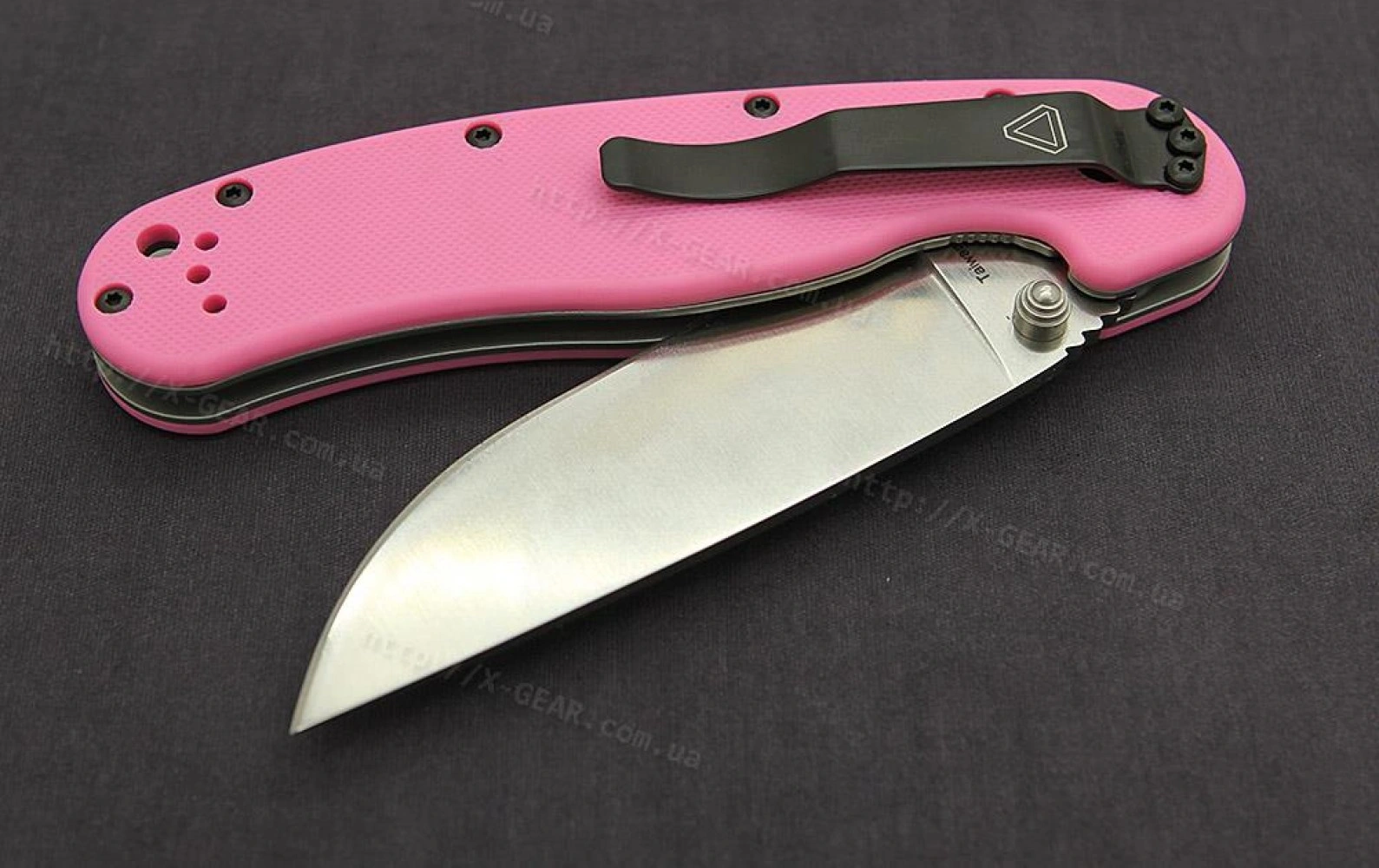 Складной нож Ontario Rat Folder 1, Pink Satin Plain